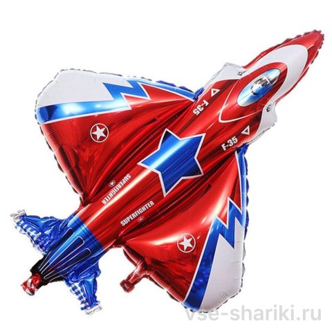 Фигура красного самолёта для юного супергероя, 86 см