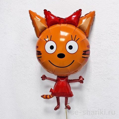 Фигура Карамельки в красном платье с бантом, 86 см