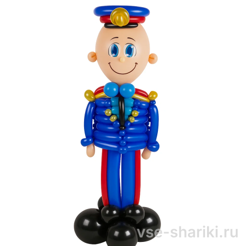 Фигура полицейского в парадном кителе с лампасами, около 1 м