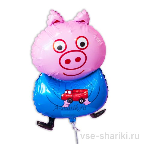 Фигура персонажа «Свинки Пеппы» с машинкой, 80 см
