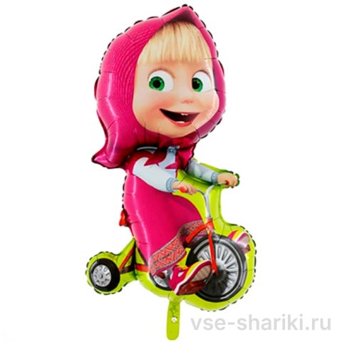 Фигура Маши-велосипедистки из «Маши и Медведя», 99 см